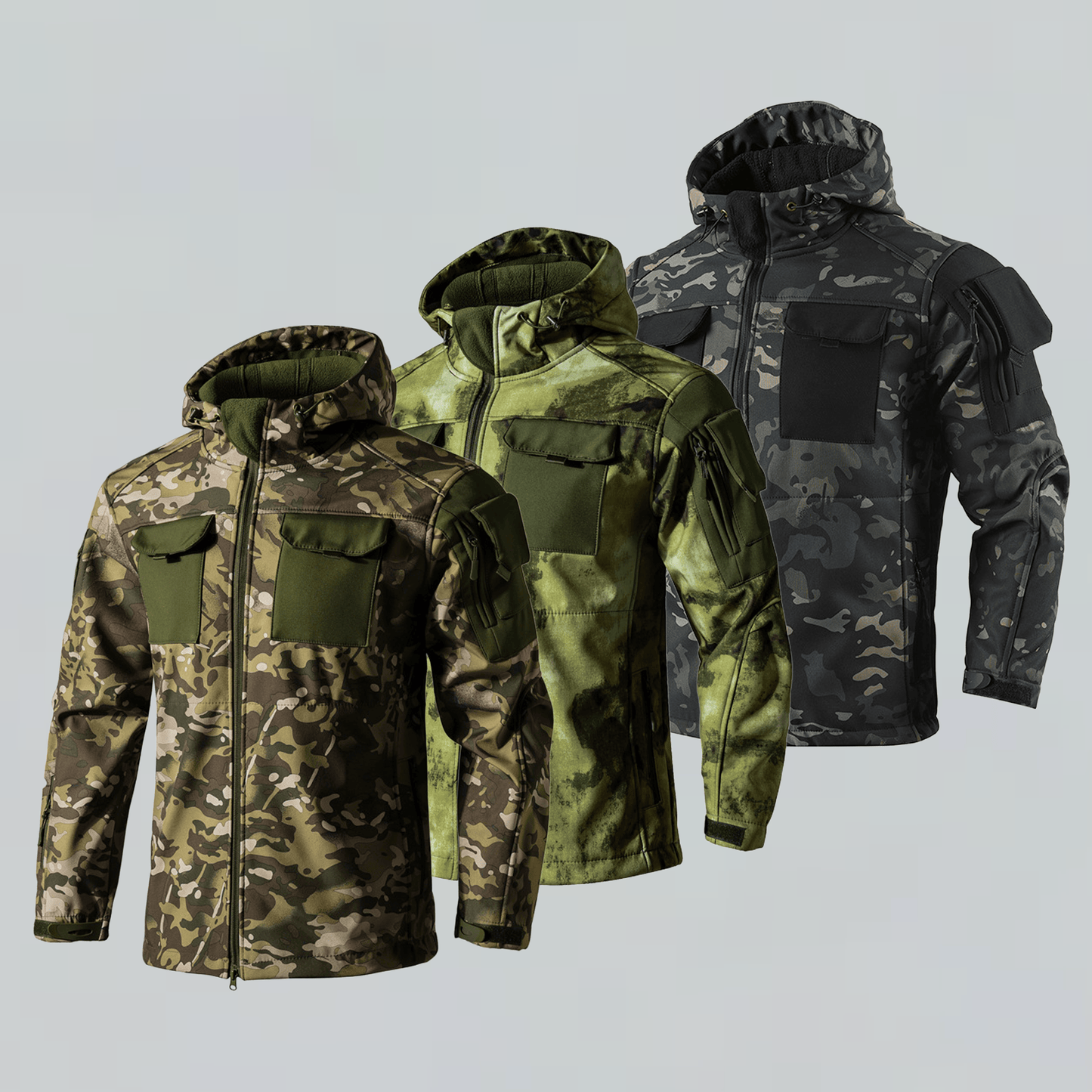 Woodland Camo Tactical Jacket
