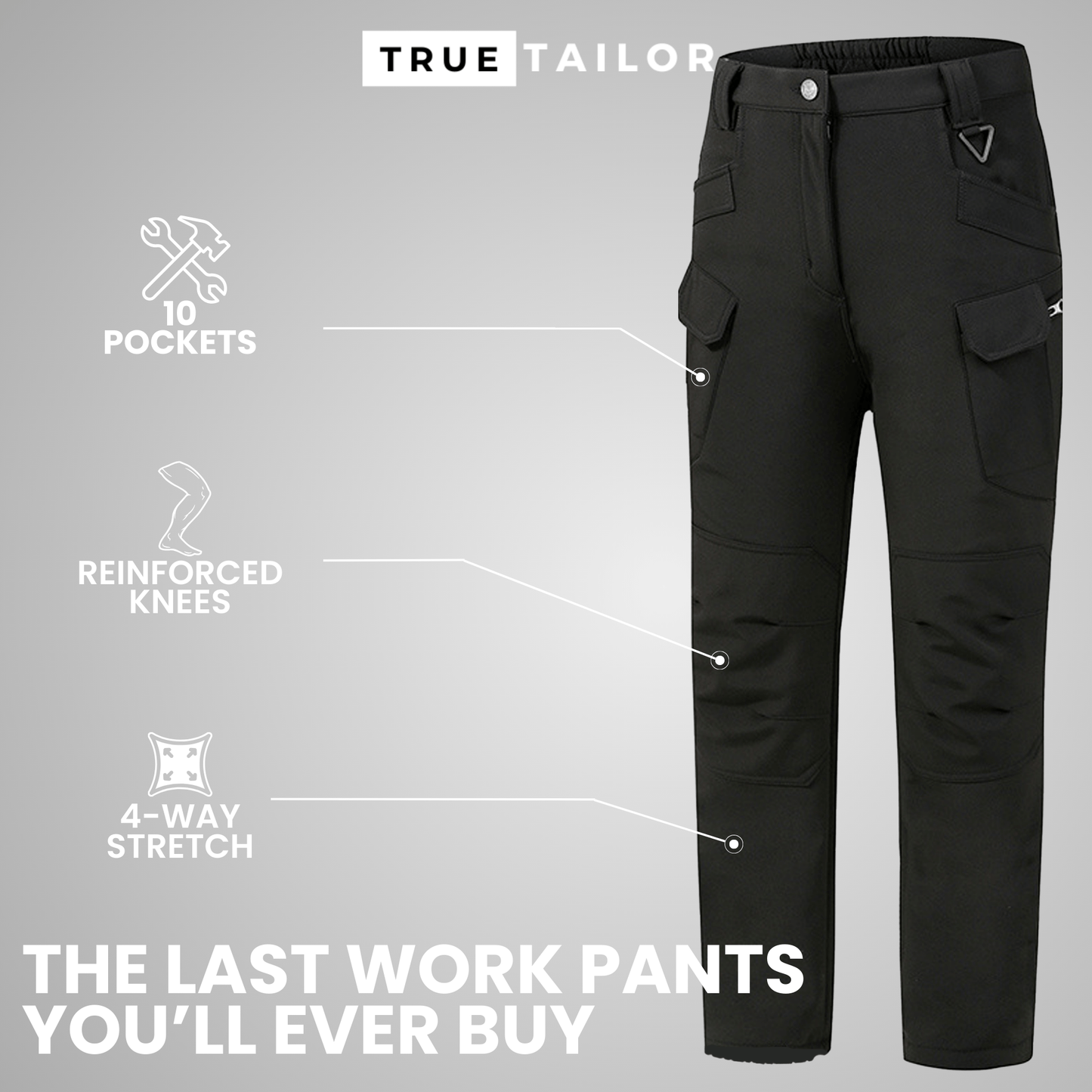 Ultraflex Trousers - Black
