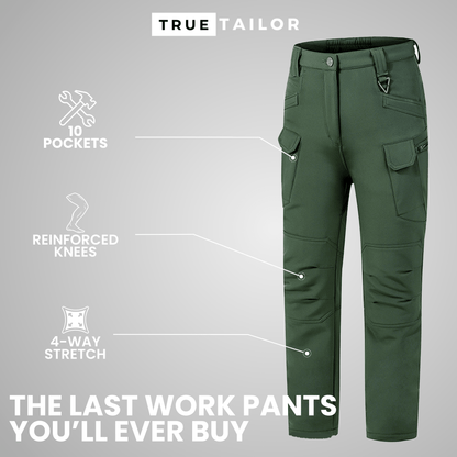 Womens Fleece Lined Waterproof Utility Trousers