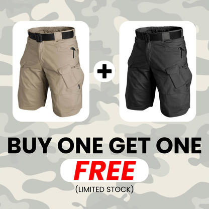 Ultraflex Waterproof Combat Shorts - Black