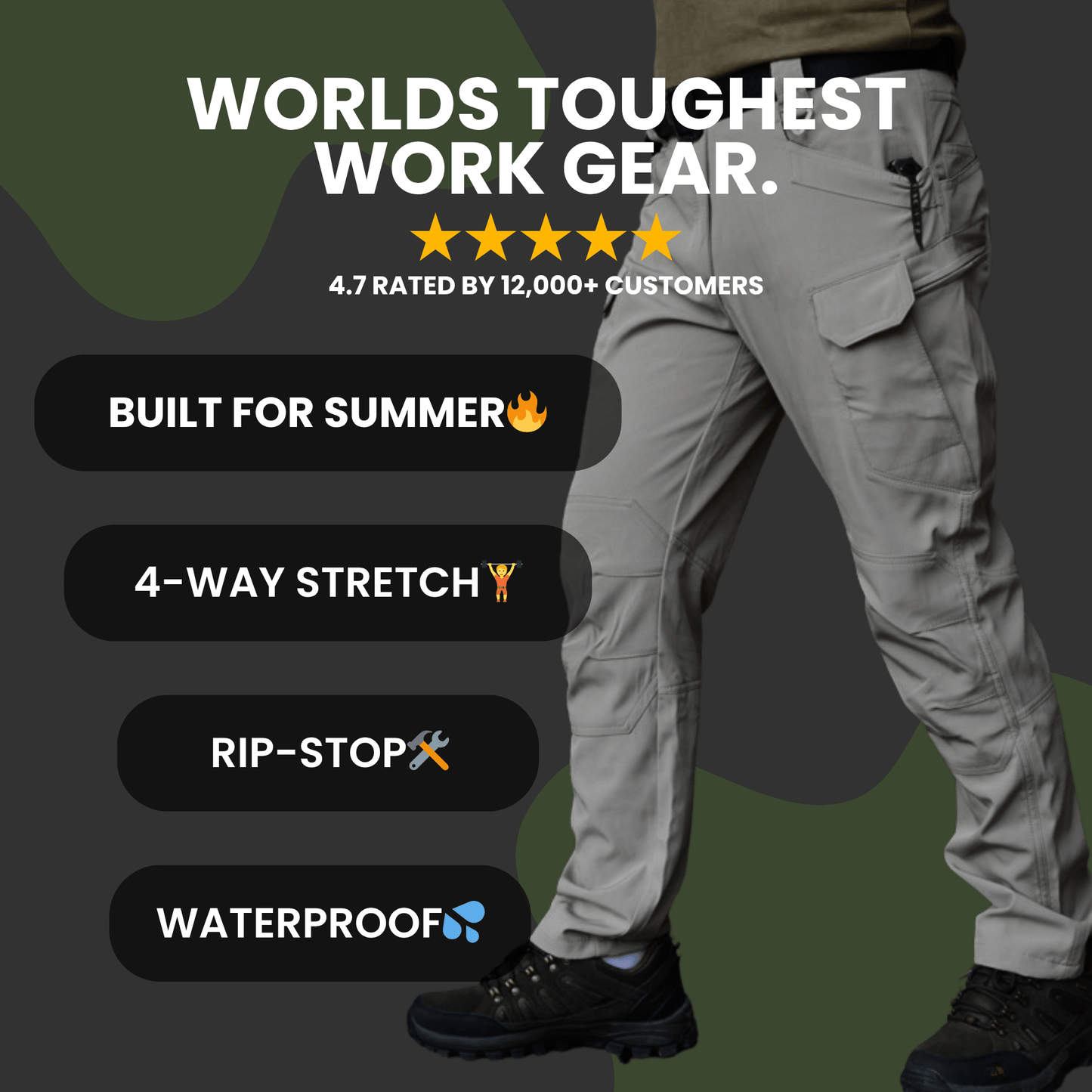 Ultraflex Trousers - Black