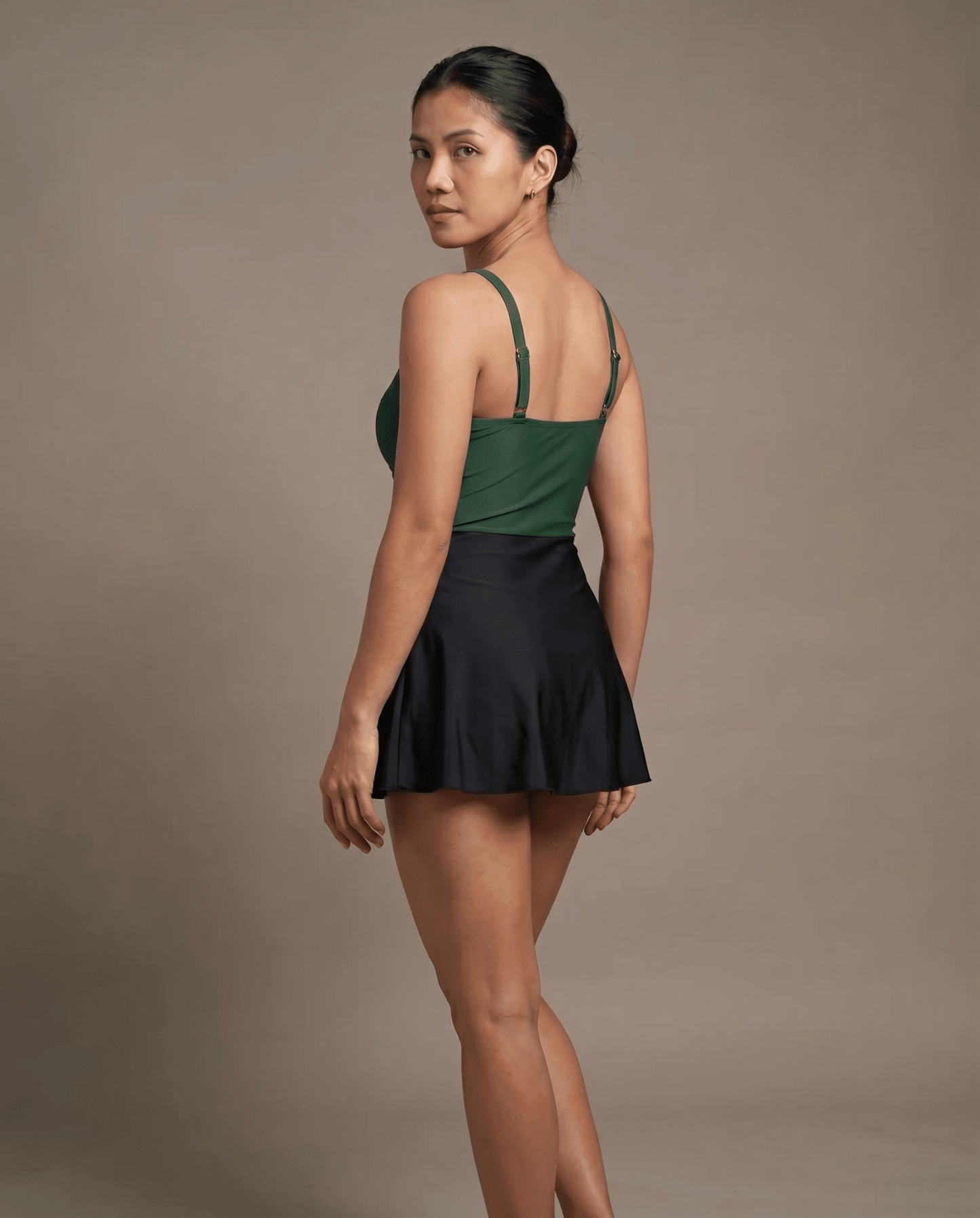 European And American Thick Swimsuit With Shoulder Straps Dress