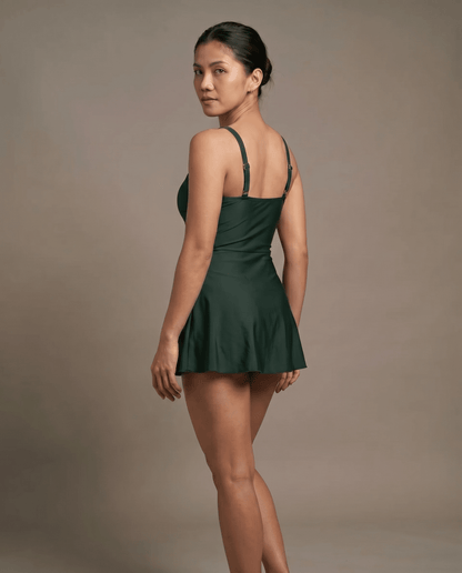 European And American Thick Swimsuit With Shoulder Straps Dress