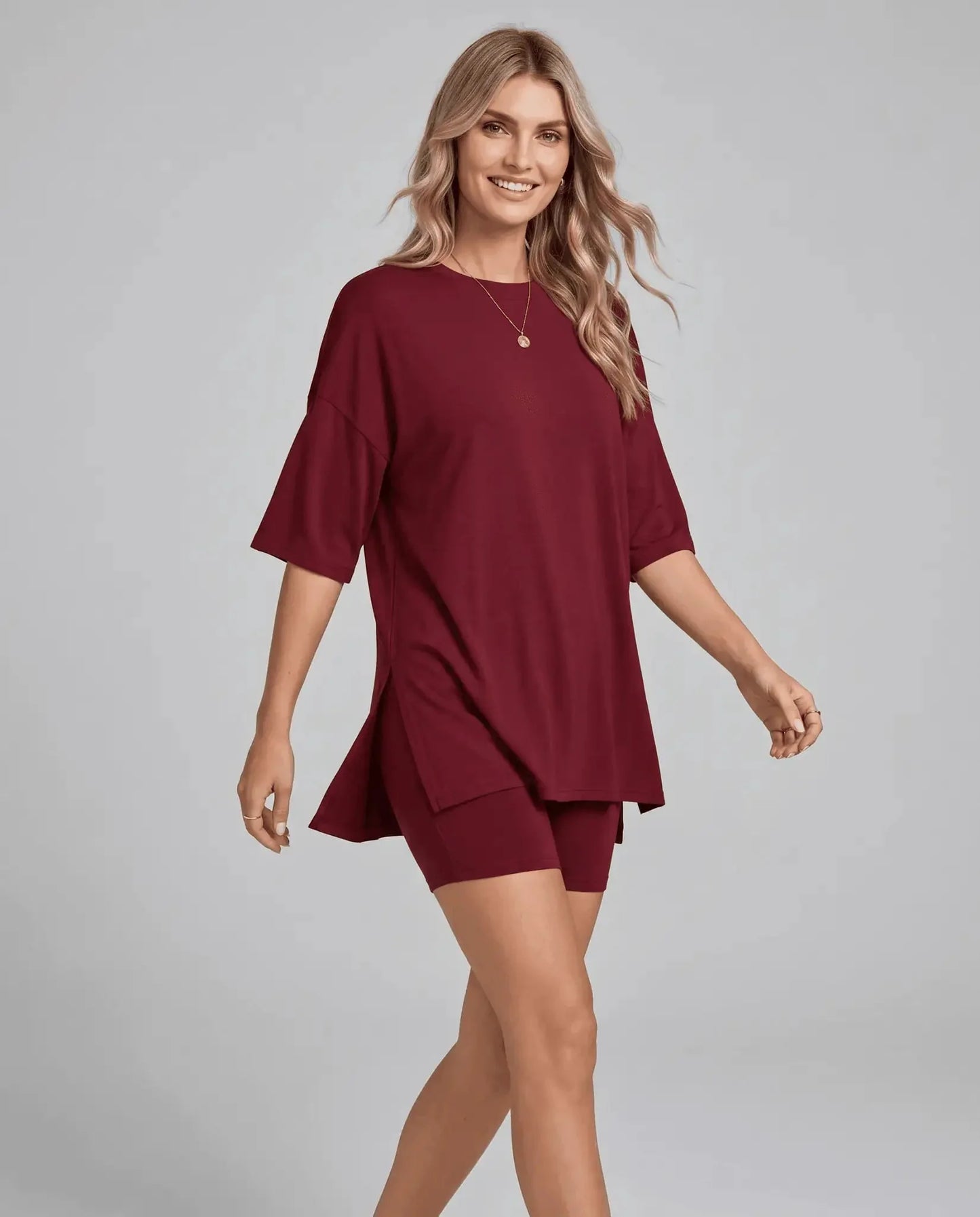 Oversized 2-piece summer set