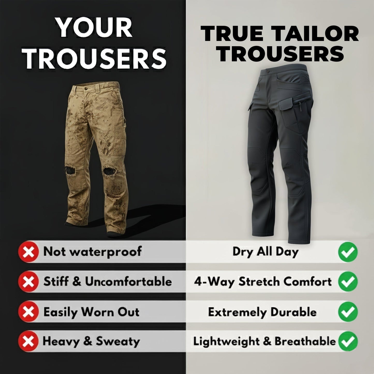 Ultraflex Waterproof Work Trousers