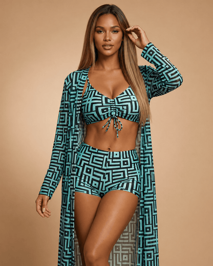 Women’s 3-Piece Resort Swimwear Set